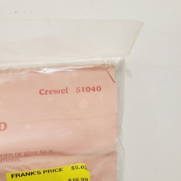 Vintage NIP 1989 From the Heart Special Joy Birth Record Cross Stitch Kit - Picture 5 of 7